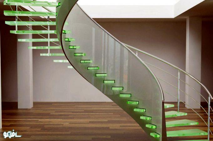 پله گرد کنسولی یکطرفه پله گرد کنسولی یکطرفه