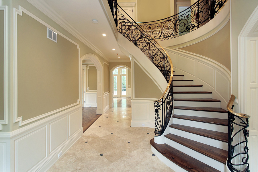 نرده فولادی؛ انتخابی مدرن و مقاوم برای پله گرد