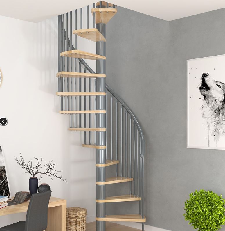 پله گرد در خانههای کوچک: زیبایی در خدمت صرفهجویی در فضا پله گرد در خانههای کوچک: زیبایی در خدمت صرفهجویی در فضا