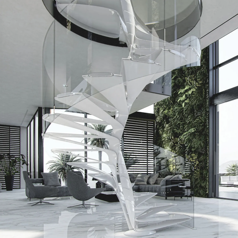 متریال نوین مهندسی: فیبرکربن و کامپوزیتها در طراحی پله فولادی متریال نوین مهندسی: فیبرکربن و کامپوزیتها در طراحی پله فولادی